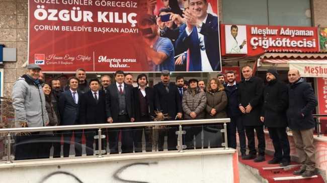 Özgür Kılıç, Bahabey'de CHP'li seçmenlerle buluştu