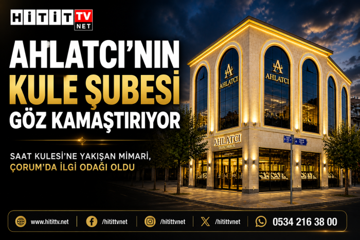 Saat Kulesi’ne yakışan mimari Çorum’da ilgi odağı oldu