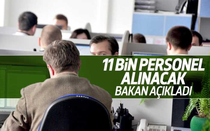 Sağlık Bakanı açıkladı! 11 bin personel alınacak