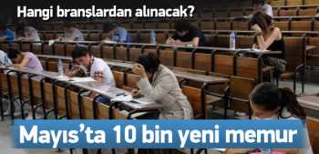 Sağlık Bakanlığına Mayıs'ta 10 bin kadrolu memur alınacak