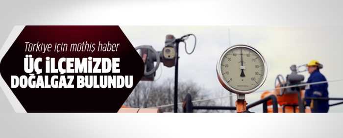 Sakarya'da özel yapılan sondaj çalışmaları sonucu Söğütlü, Serdivan ve Ferizli ilçelerinde 400 ve 450 metre derinlikte doğalgaz bulundu.