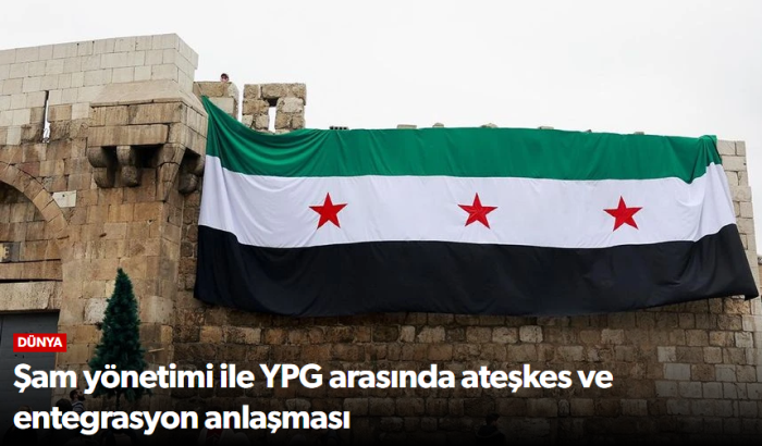 Şam Yönetimi ile YPG Arasında Entegrasyon Anlaşması Sağlandı