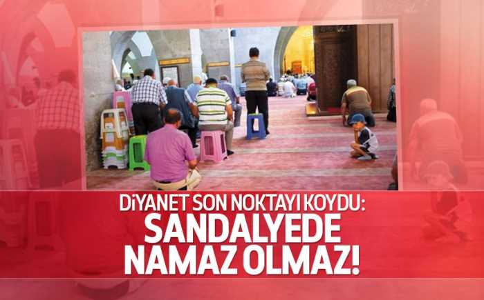 Sandalyede namaz olmaz