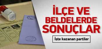 Seçim Sonuçlarına göre seçimlerin kazananları