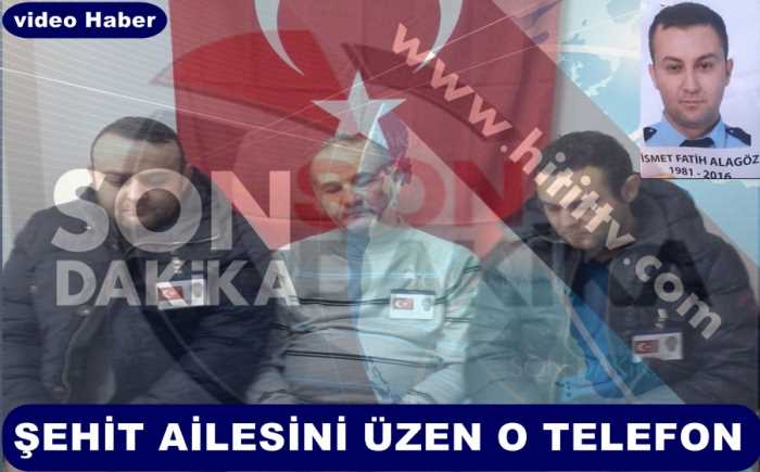 ŞEHİT ALAGÖZ  AİLE'SİNİ ÜZEN O TELEFON  