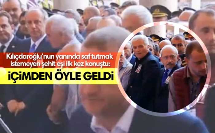 Şehit eşi ilk kez konuştu: İçimden öyle geldi.Şehit eşi Özsoy, ''İçimden öyle geldi. Bilseydim cenazeye bile gelmesini istemezdim.''