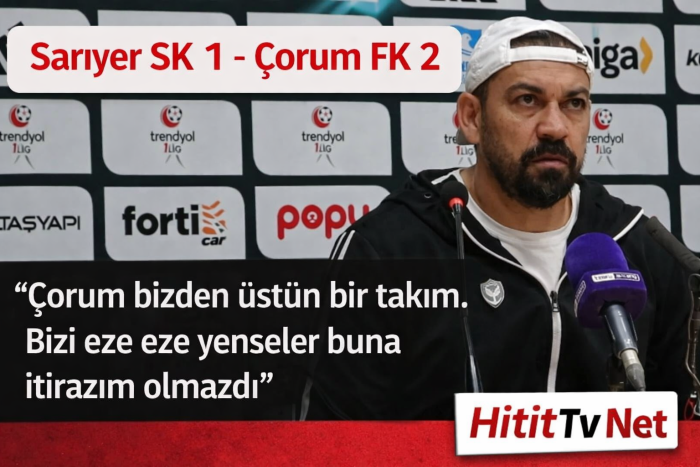 Servet Çetin “Maalesef birileri düğmeye basmış Çorum çıkacak diye"