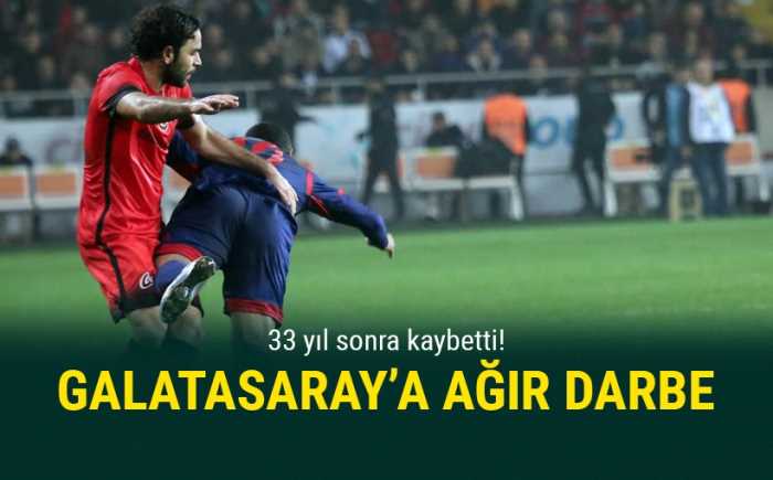 Spor Toto Süper Lig'in 21. haftasında Mersin İdmanyurdu, sahasında Galatasaray'ı 2-1 yendi