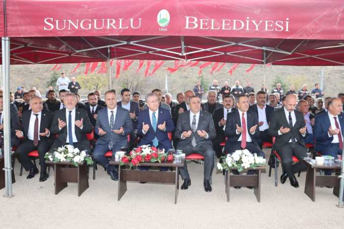 Sungurlu'da 74 Yeni işyerinin temeli törenle atıldı!