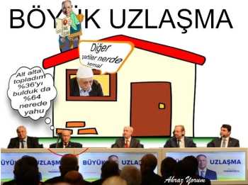 Tarhan: Ne çatısı, saçak altı bile olmaz