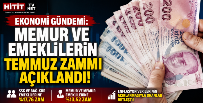 Temmuz Zammı Resmileşti: Memur ve Emekli Maaşları Güncellendi!