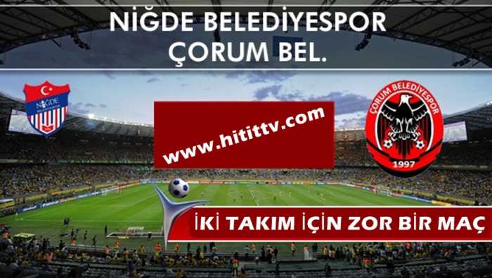 TFF 3.Lig 3.Grup 35. haftasında Niğde Belediyespor ile Çorum Belediye Spor maçı