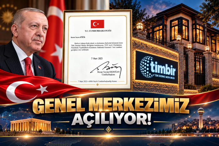 TİMBİR Genel Merkezi Ankara’da Açılıyor