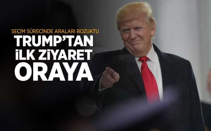 Trump'tan ilk ziyaret CIA karargahına