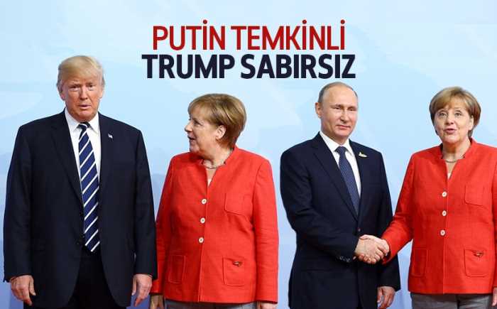 Trump ve Putin arasında ilk görüşme