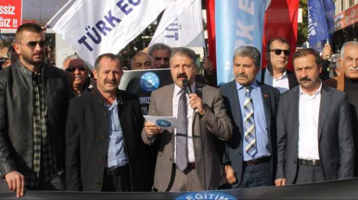 Türk Eğitim-Sen'de “Öğretmene şiddete hayır”