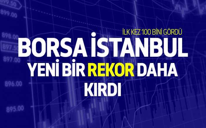 Türkiye'de Borsa ilk kez 100 bini gördü
