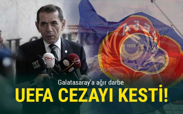 UEFA'dan Galatasaray'a 1 yıl men cezası geldi