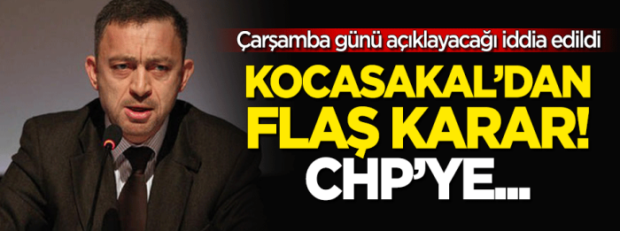 ÜMİT KOCASAKAL  CHP'DEN ADAY MI ?