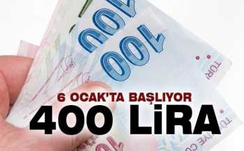 ÜNİVERSİTELİLERE 400 TL  BURS