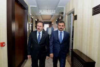 Vali Başköy'den Başkan Külcü'ye veda ziyareti