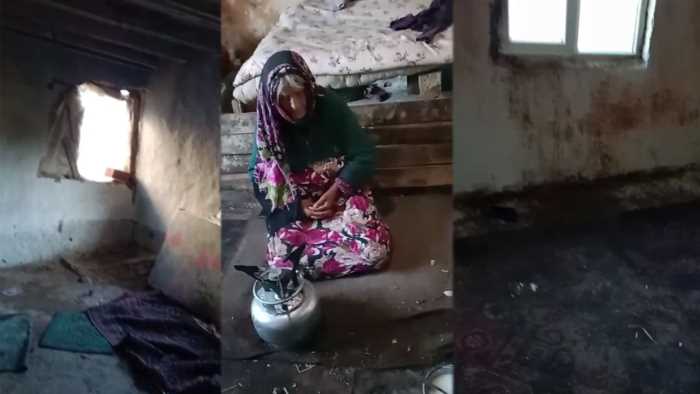 Yaşlı kadına Devlet Eli Uzatıldı!