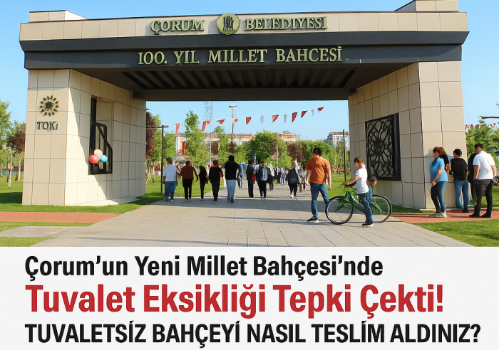 Yeni Millet Bahçesi’nde Tuvalet Eksikliği Tepki Çekti!