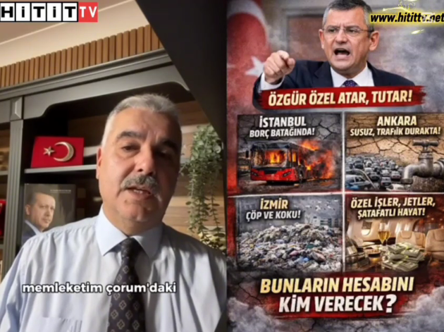 Yusuf Ahlatçı "CHP’nin Çorum Mitingi Tam Bir Fiyaskodur”