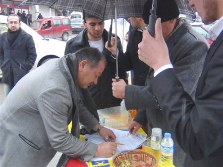 Çorum'dan 95 bin imza