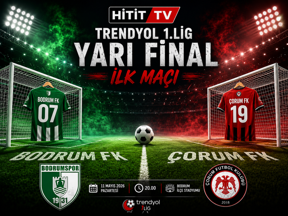 Arca Çorum FK - Bodrum FK Play-Off İlk Maçı 