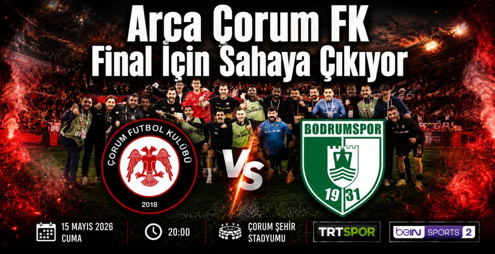 Arca Çorum FK Final İçin Sahaya Çıkıyor