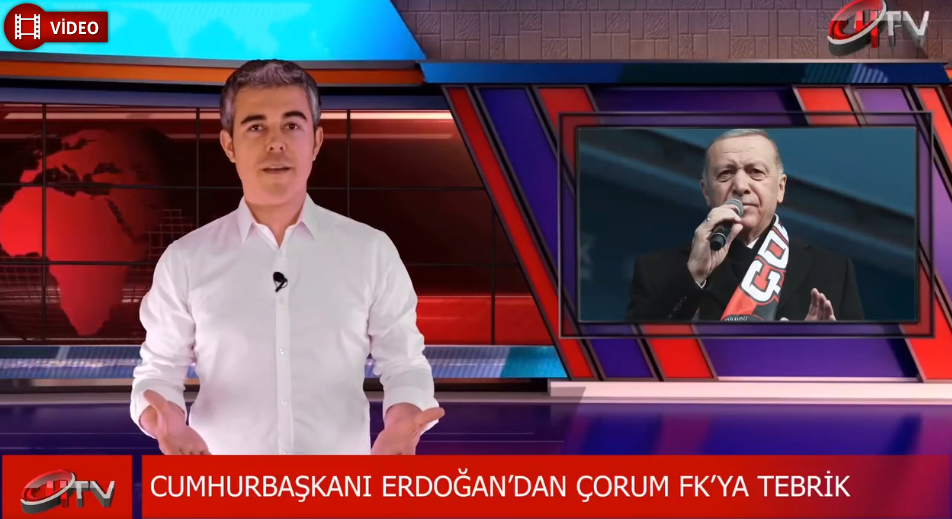 Başkan Erdoğan Ahlatçı Çorum FK'yı Tebrik Ett…