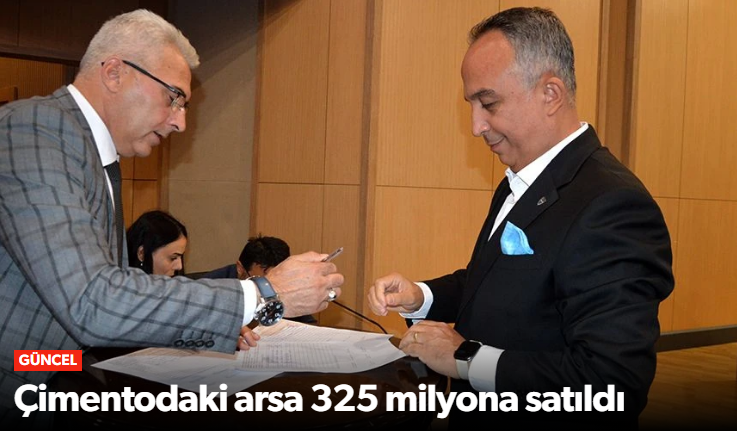 Çimento Arazisinin Bir Kısmını Uzay İnşaat Al…