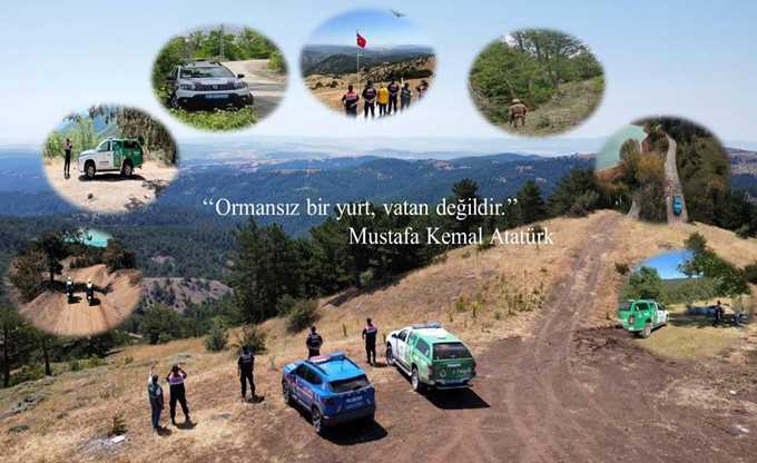 Çorum'da Jandarma Ormanlar İçin Teyakkuzda!