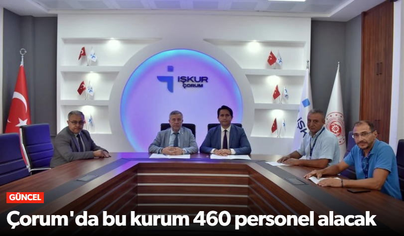Çorum'da Milli Eğitim Müdürlüğüne  460 Person…