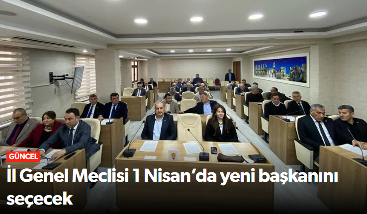 Çorum İl Genel  Meclisi’nde Başkanlık Seçimi …