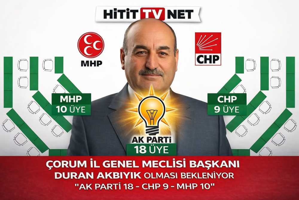 Çorum İl Genel Meclisi’nde Yeni Başkan Duran …
