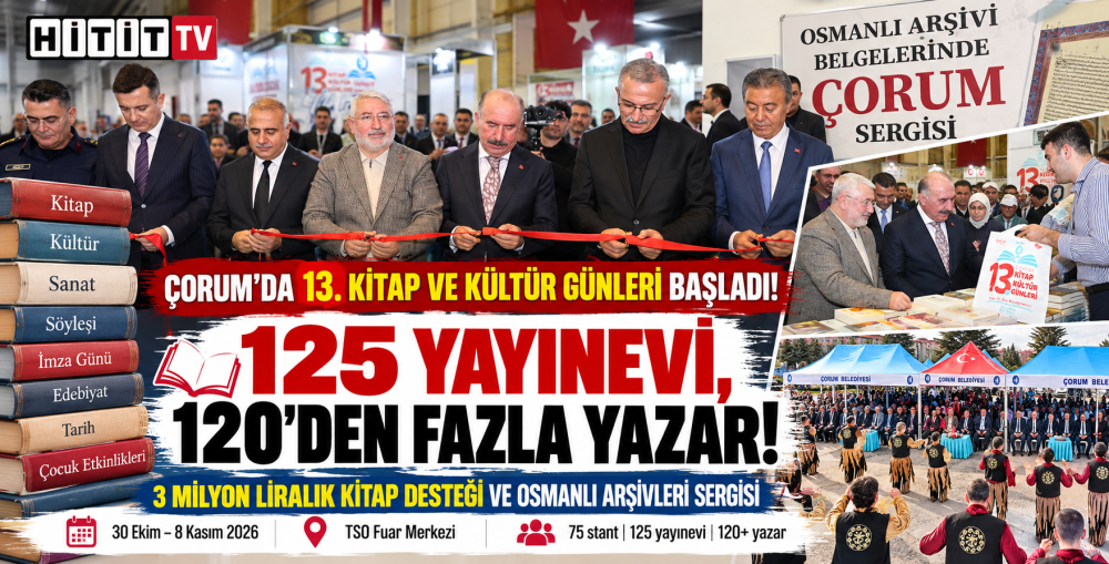 Çorum Kitap Fuarı Açıldı: 125 Yayınevi, 120'd…