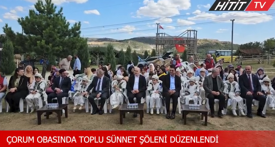 Çorum Obasında Toplu Sünnet Şöleni düzenlendi