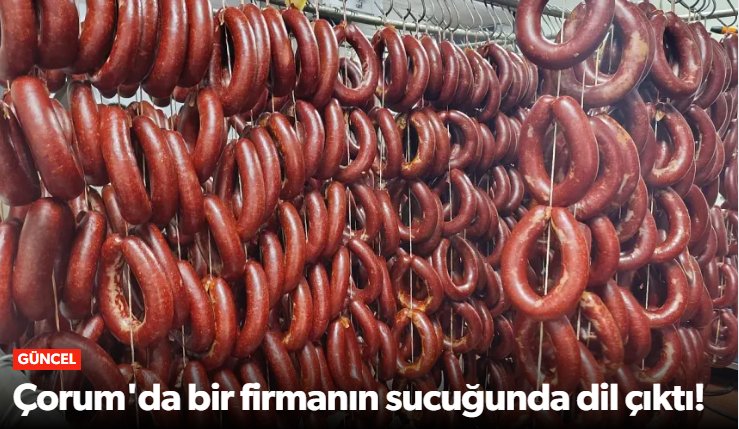 Çorum/Sungurlu’da Sucuk Skandalı!