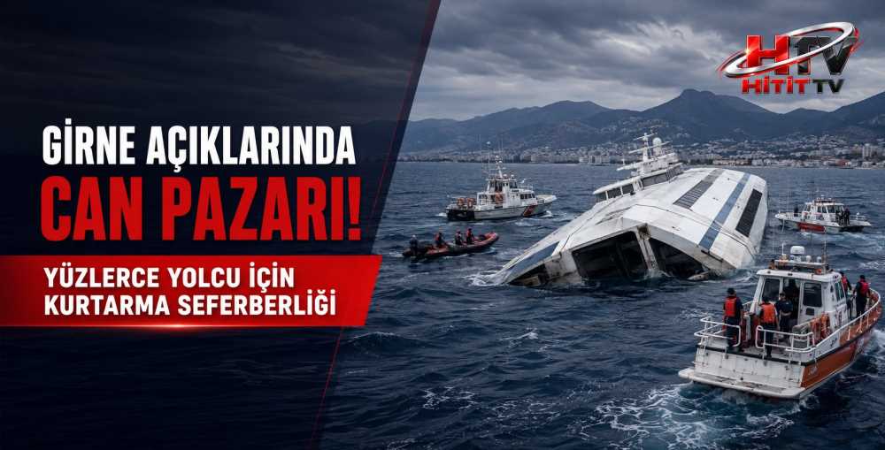 Girne Açıklarında Feribot Faciası! Taşucu'na Giden…