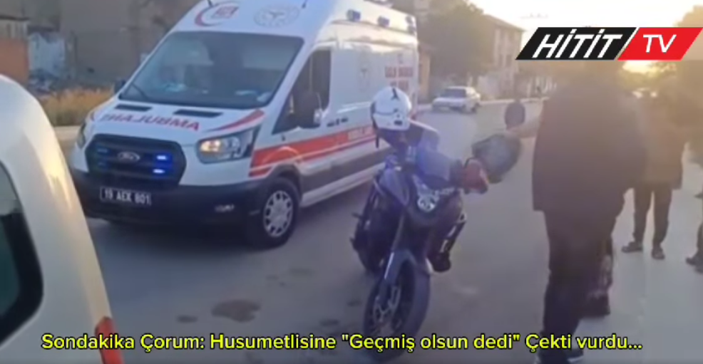 Husumetlisine "Geçmiş olsun dedi" Çekti Vurdu…