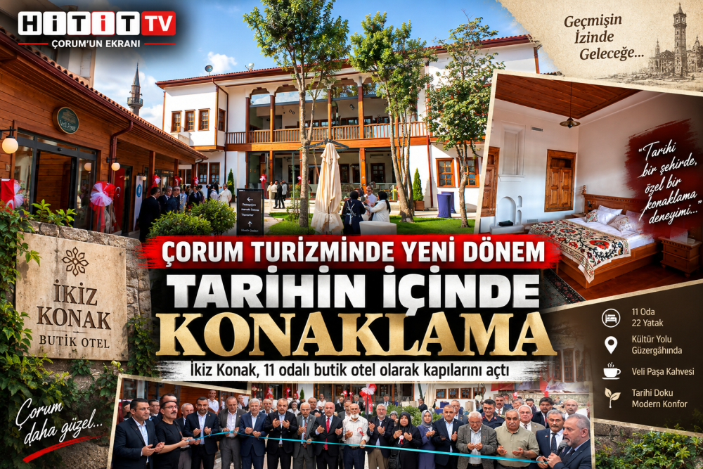 İkiz Konak Turizme Kapılarını Açtı
