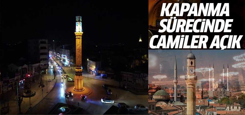 Kapanma Sürecinde Camiler Açık Kalacak