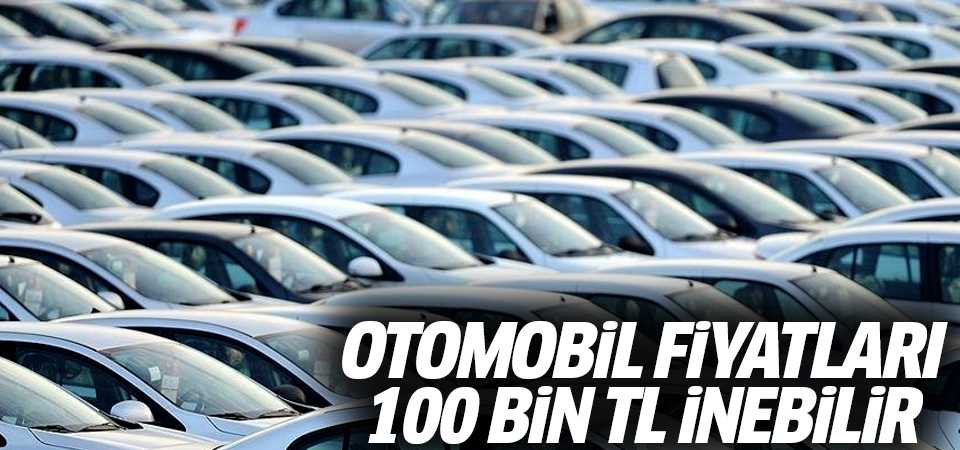Otomobil Fiyatları 100 bin TL düşebilir