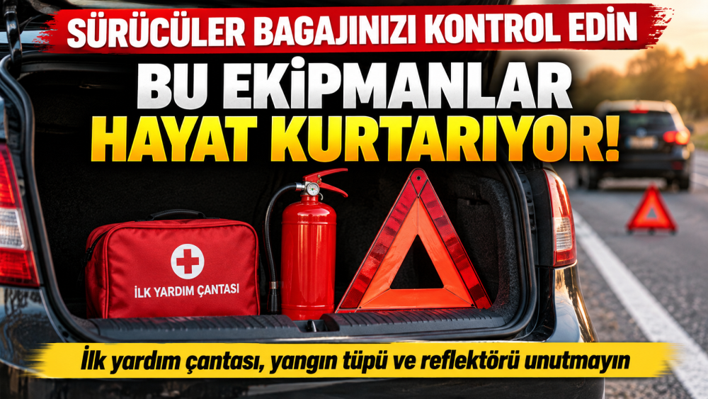 Sürücüler Dikkat: Aracınızda bu güvenlik ekipmanla…