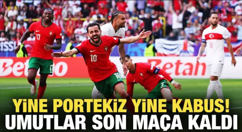 Türkiye Portekiz'e 3-0 mağlup oldu