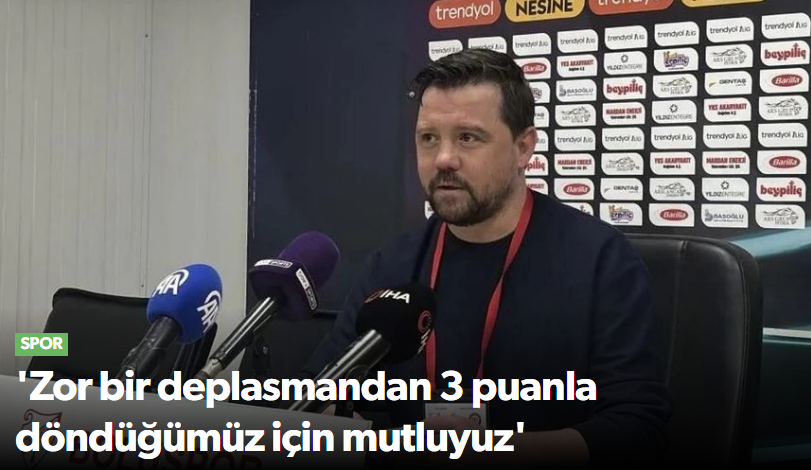 Uğur Uçar “Çorum FK’dan Bolu’da kritik 3 puan”