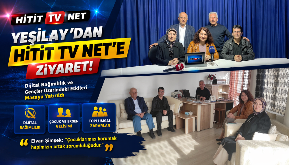 Yeşilay’dan Hitit TV Net’e Ziyaret!