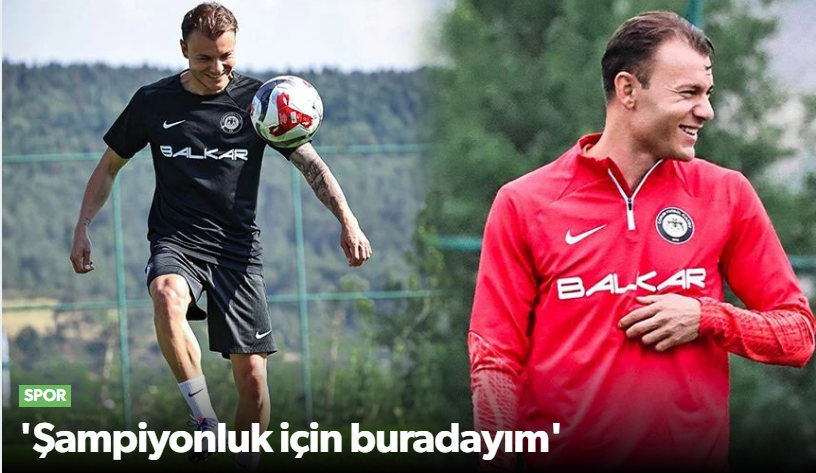 Yusuf Erdoğan Şampiyonluk için Buradayım dedi…